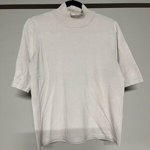 Philosophy Light Gray Short Sleeve Top